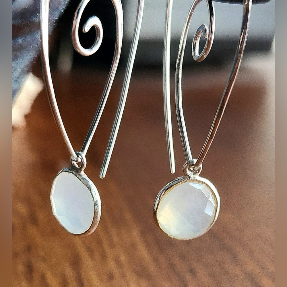 Sterling Silver Hoops - image 3